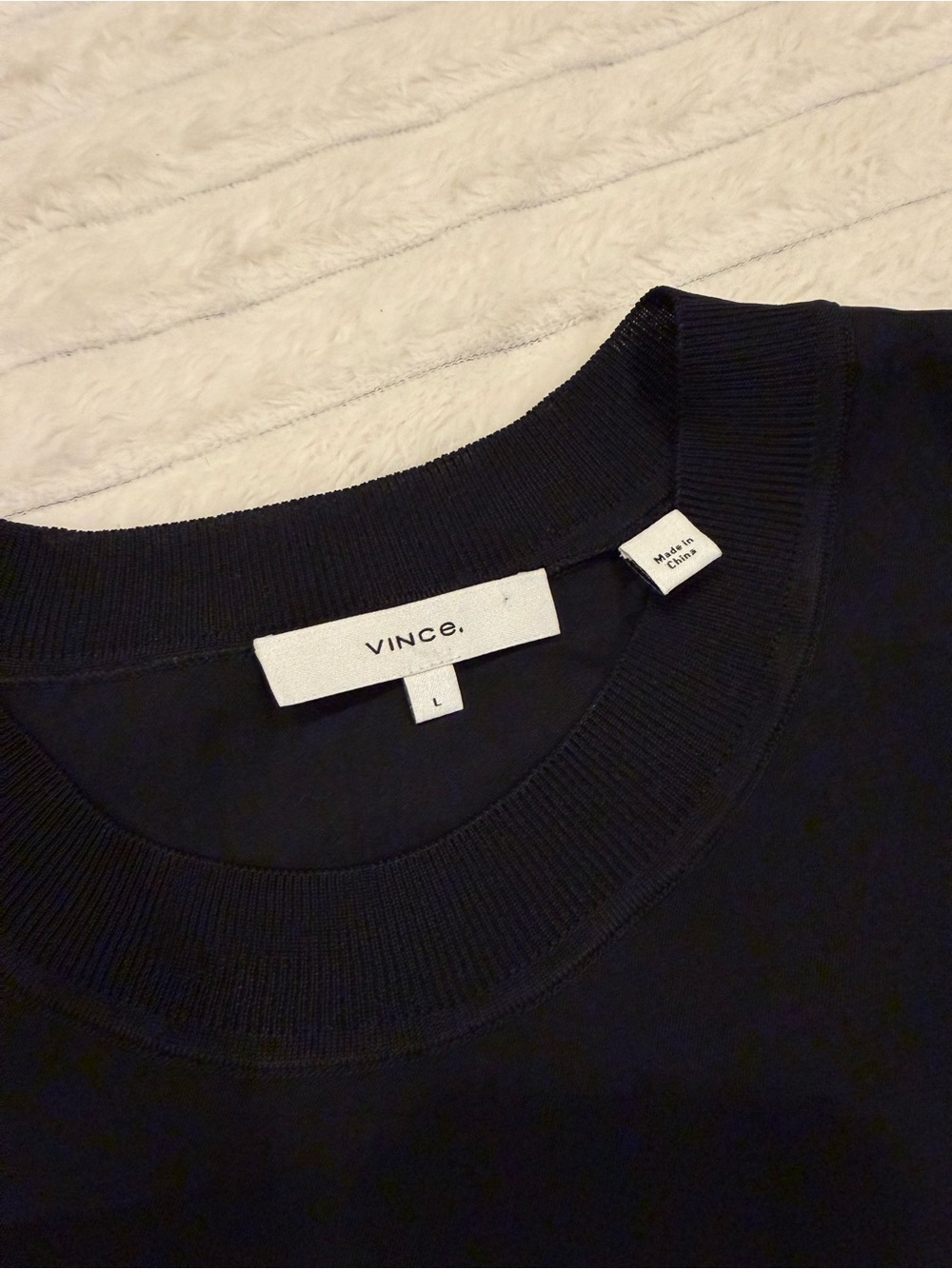 Vince Black Women’s Ribbed Blouse Tank 🌷🌷🌷
